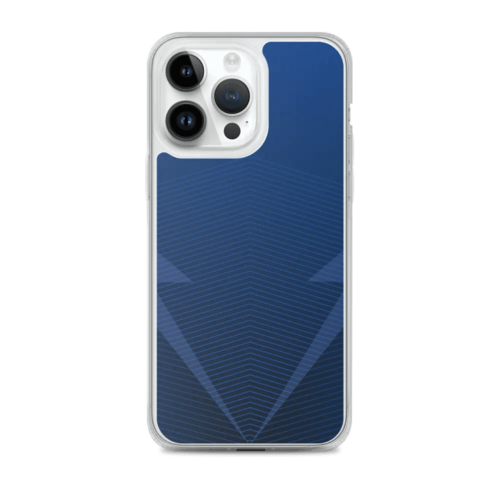 Symmetric Blue Arrow iPhone® Case product image (2)