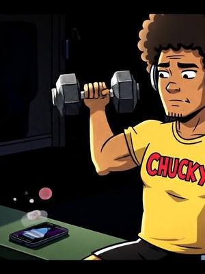 When you’re trying to get swole af, but she won’t stop calling 😭