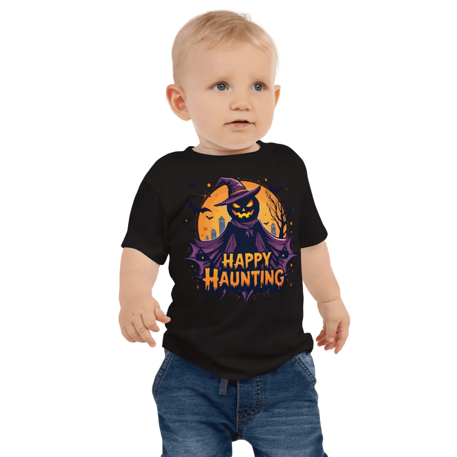 Happy Haunting Baby Tee product image (1)