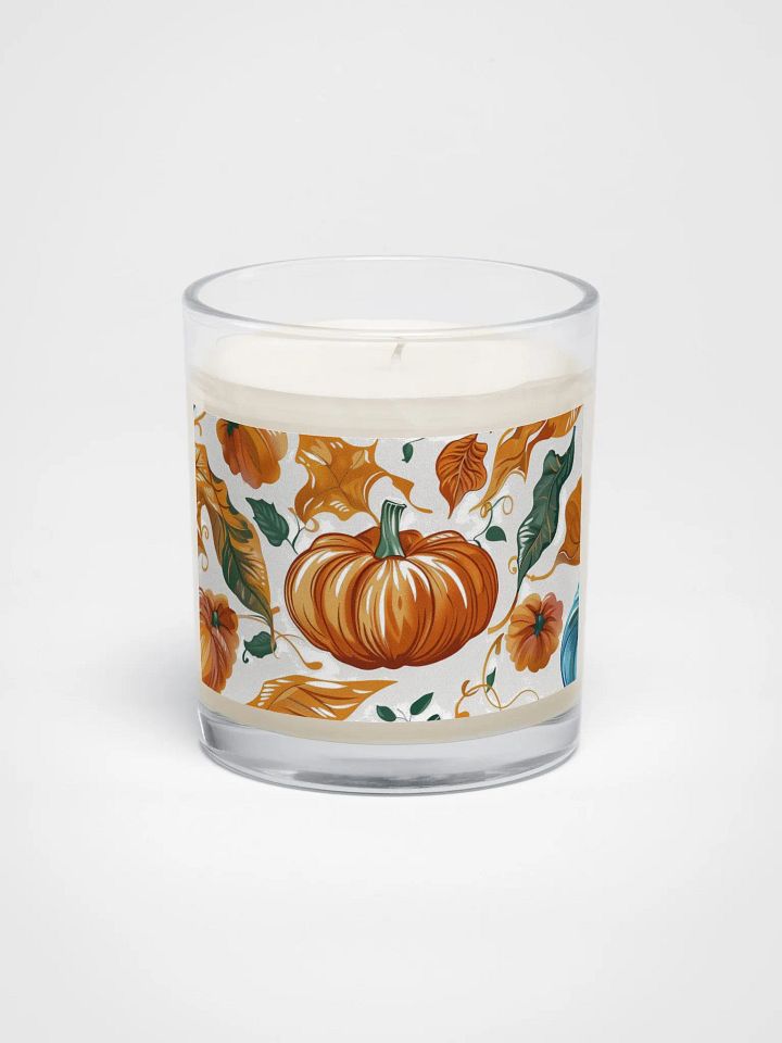 Cozy Pumpkin Soy Wax Candle – Natural Aroma in Glass Jar product image (1)