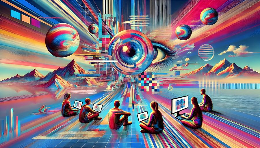 Digital Distortion: Glitch in Reality. product image (1)