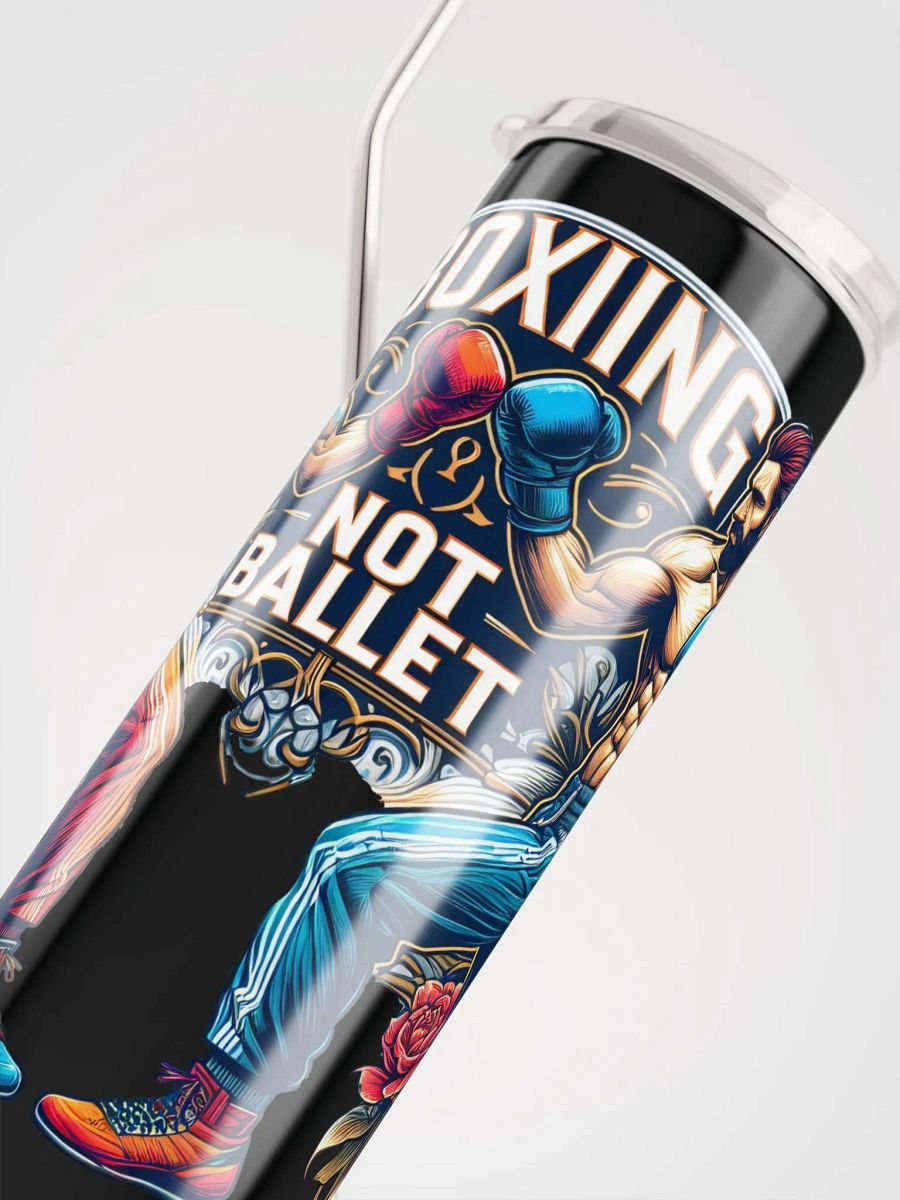 Boxing Not Ballet Rumble & Grace Glossy Stainless Steel Tumbler product image (8)