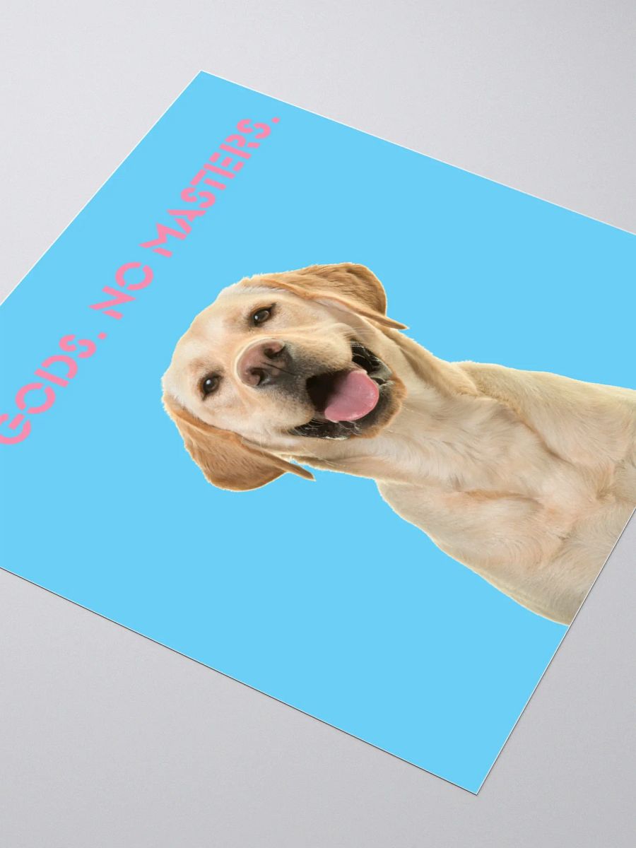 No Gods No Masters - Blue Sticker product image (7)