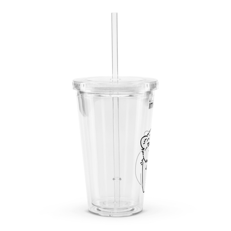 I'm Baby Manul - Transparent Cup & Straw product image (3)