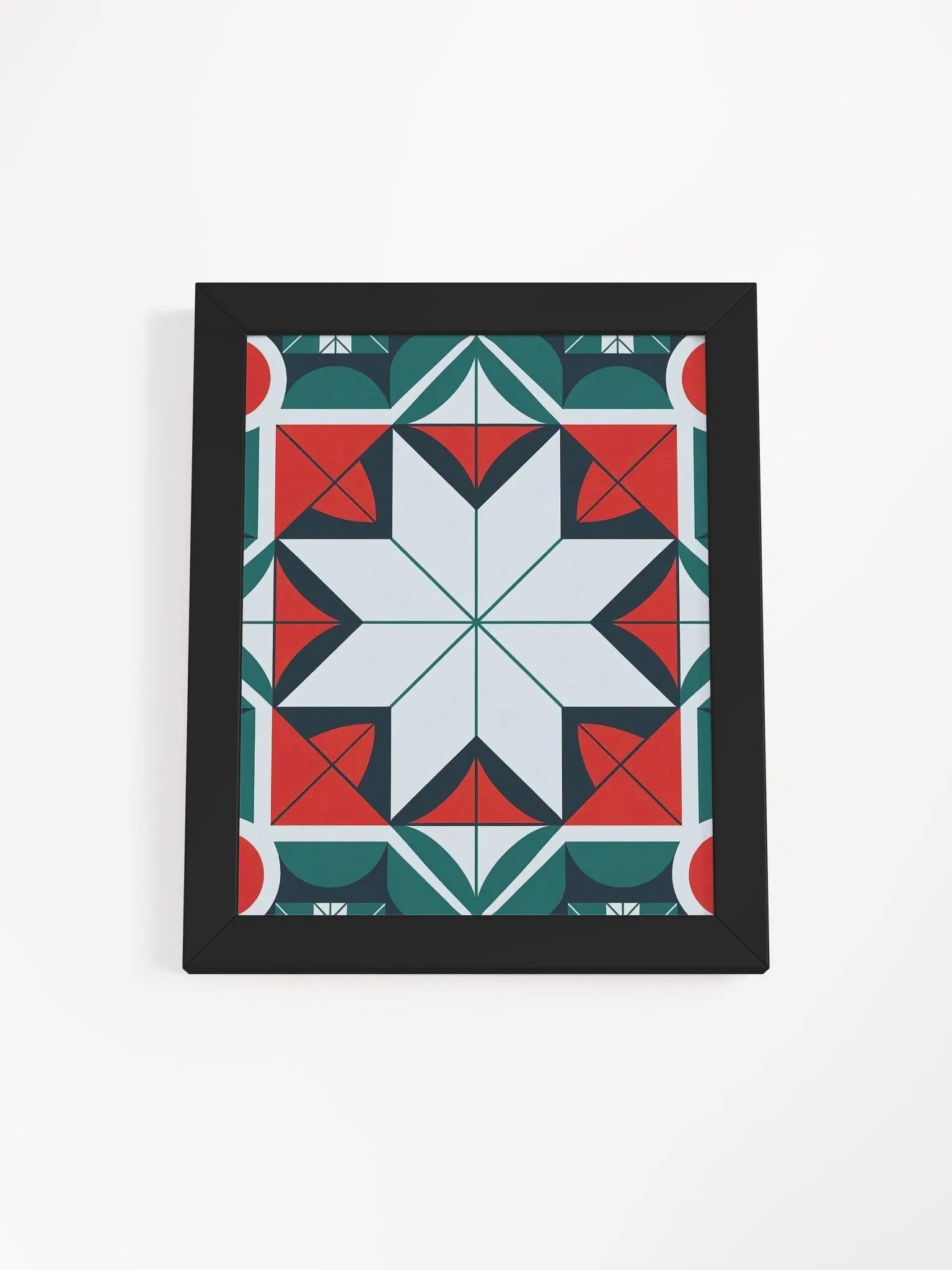 Kaleidoscope patterned Framed High-Quality Matte Poster (in) product image (2)