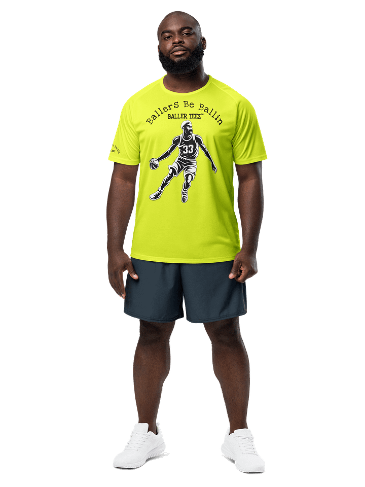 Baller Teez White & Neon Sports Jersey product image (2)