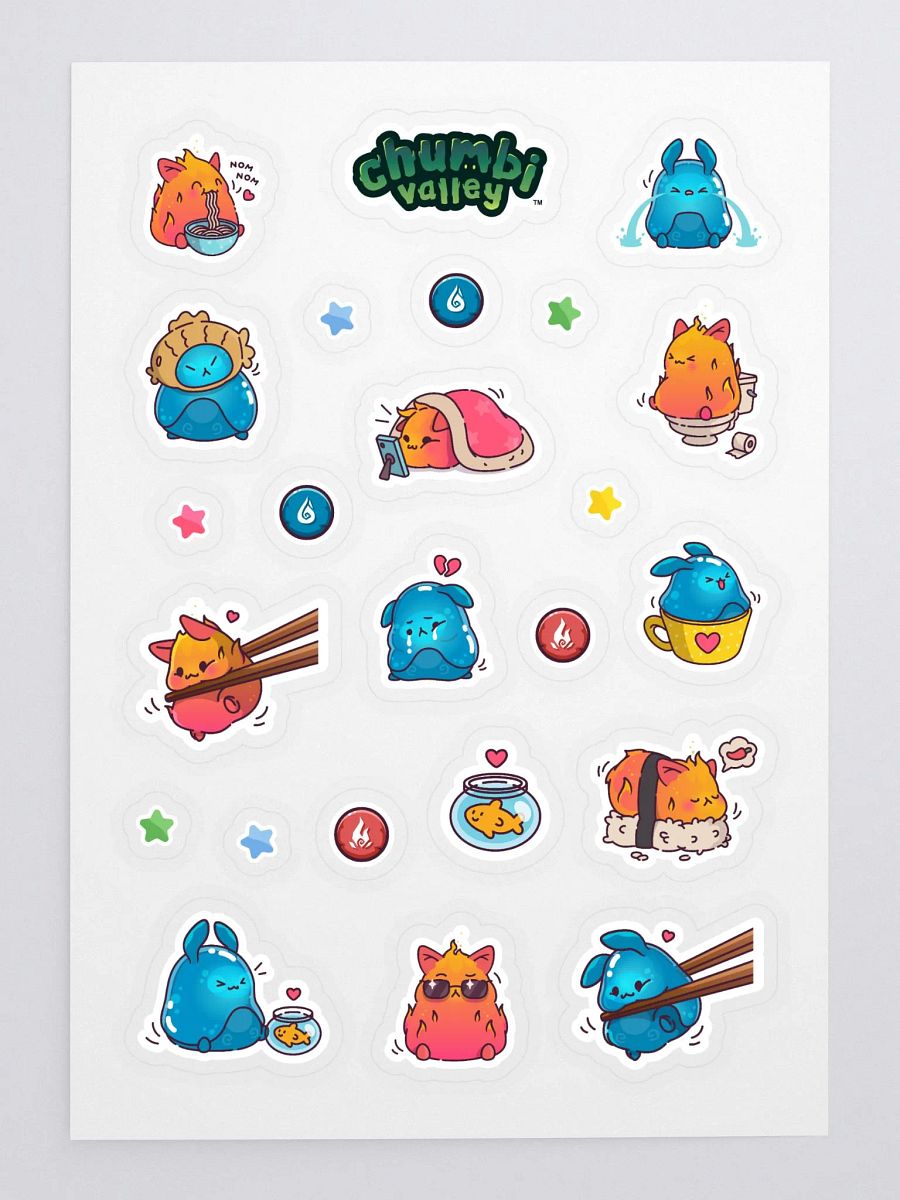 Atsu & Nami Sticker Sheet product image (3)