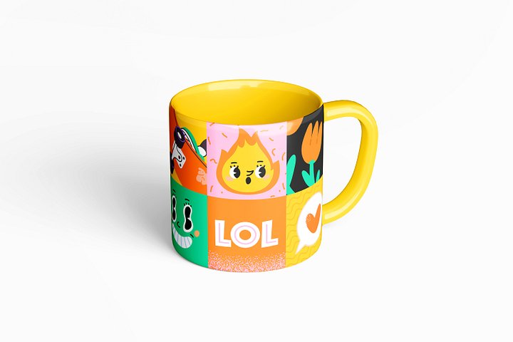 Mug Mockup Aerial VIew product image (1)