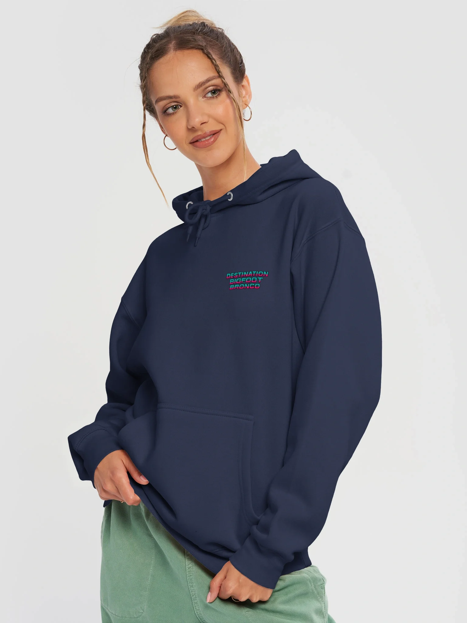 2025 Bronco Beach Bash Ocean City / Destination Bigfoot Bronco Collab Rearview Hoodie (Multiple Colors Available) product image (18)