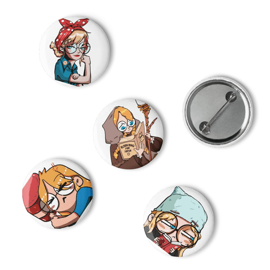 Dr. Toxic Tofu Pin Button Pack product image (10)