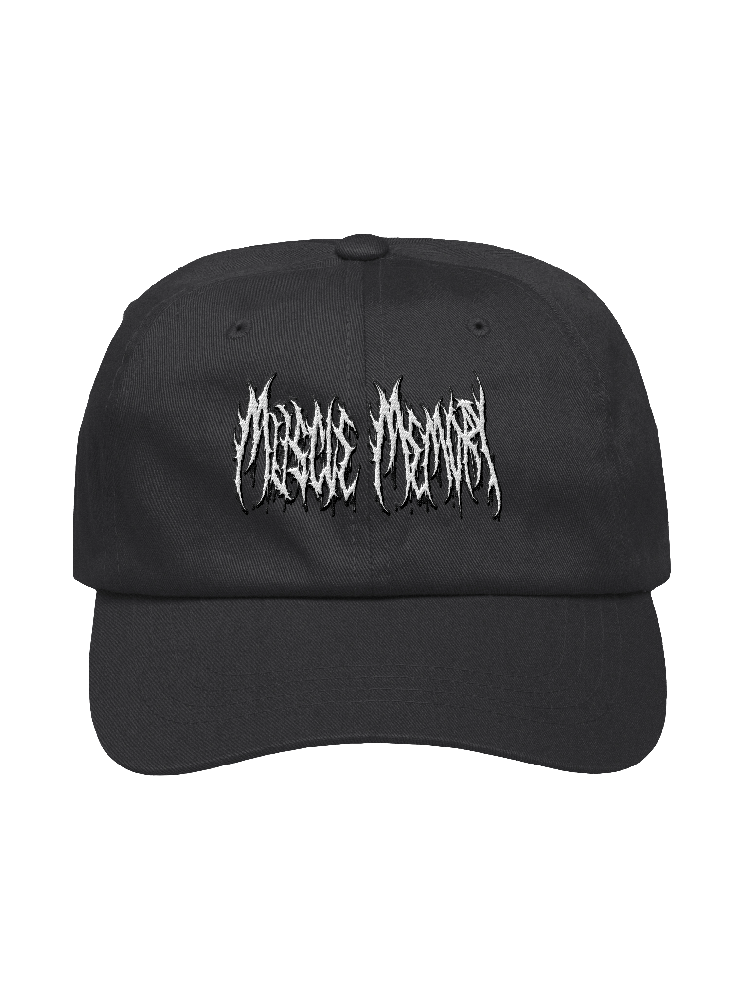 Muscle Memory Metal Logo Dad Hat product image (3)
