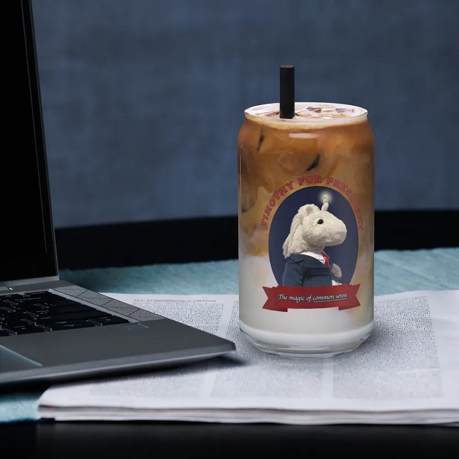 Timothy for President - Glass product image (3)