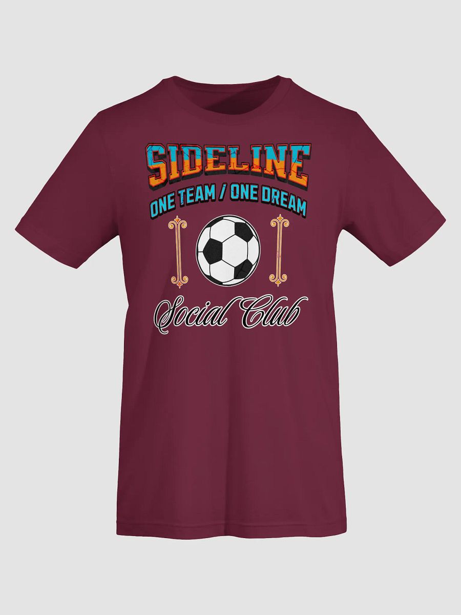 Sideline One Team One Dream Social Club Soccer Graphic Tee product image (7)