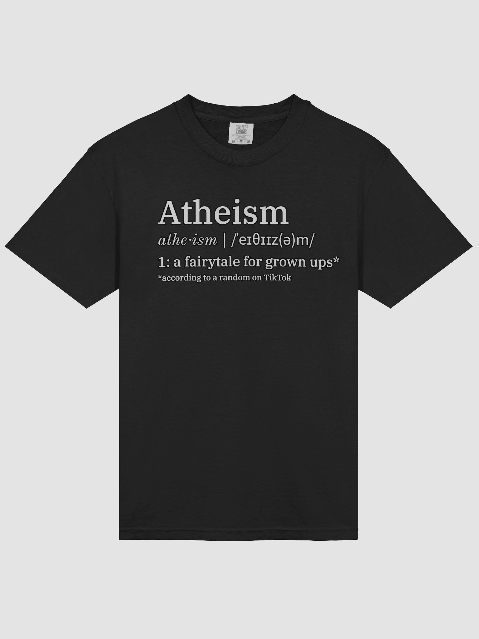 The Atheist Shirt in Black product image (6)