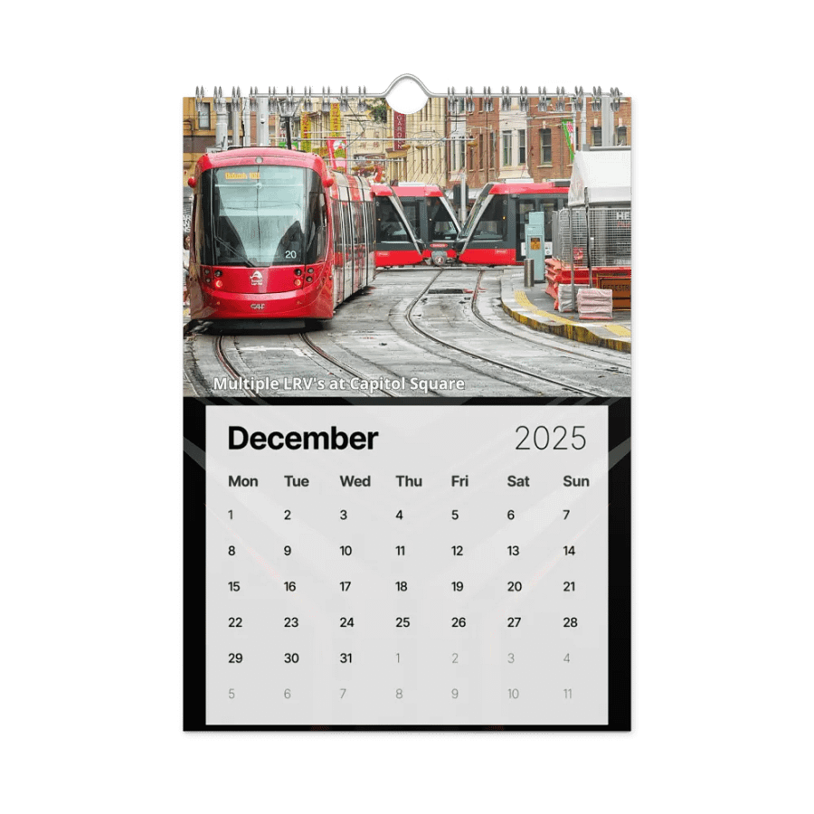 Sydney Trains Vlogs 2025 Calendar product image (5)
