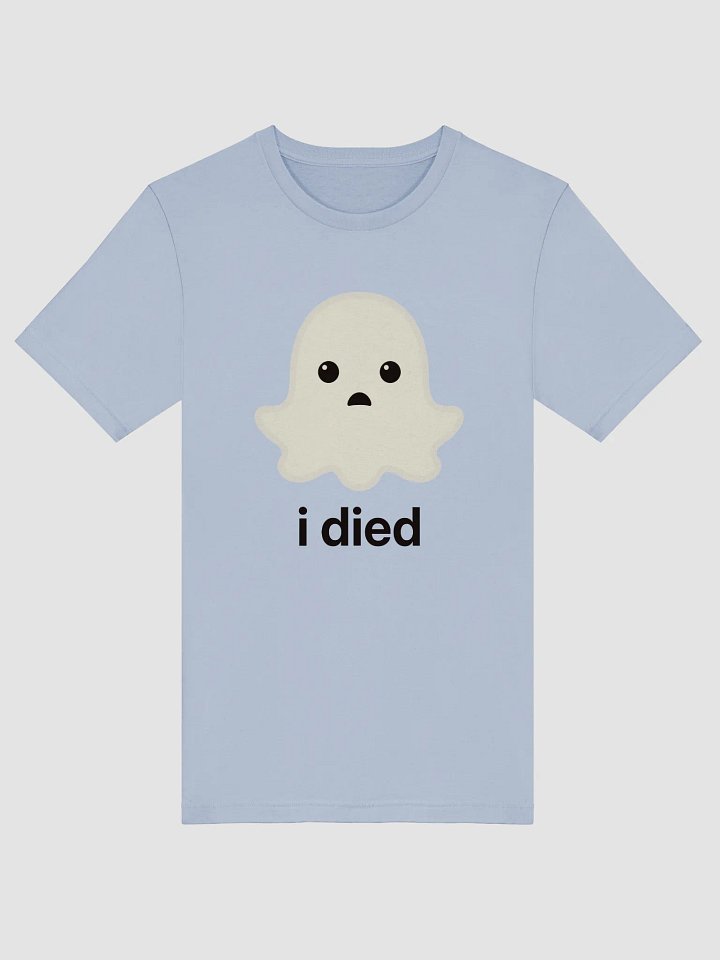 Sad Ghost Simple Tee - Light Color product image (4)