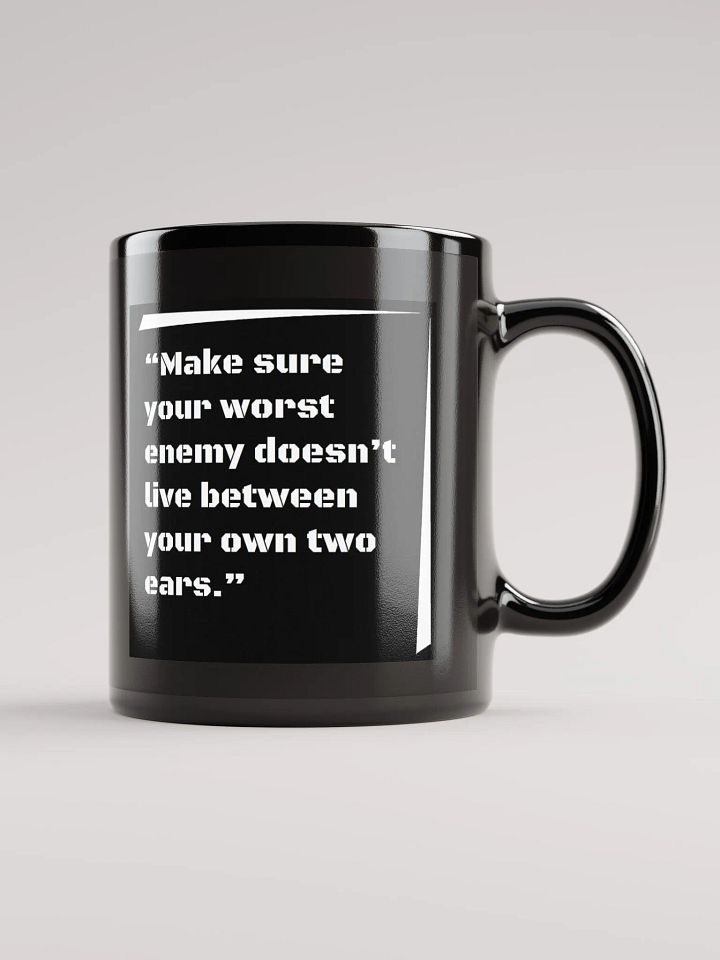 Black Glossy Mug product image (2)