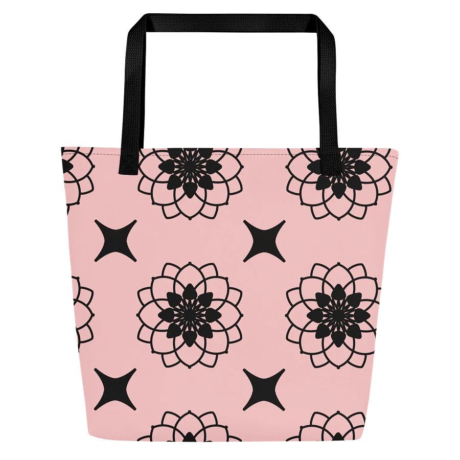 Gorgeous Blush and Black Pattern All Over Print Tote product image (1)