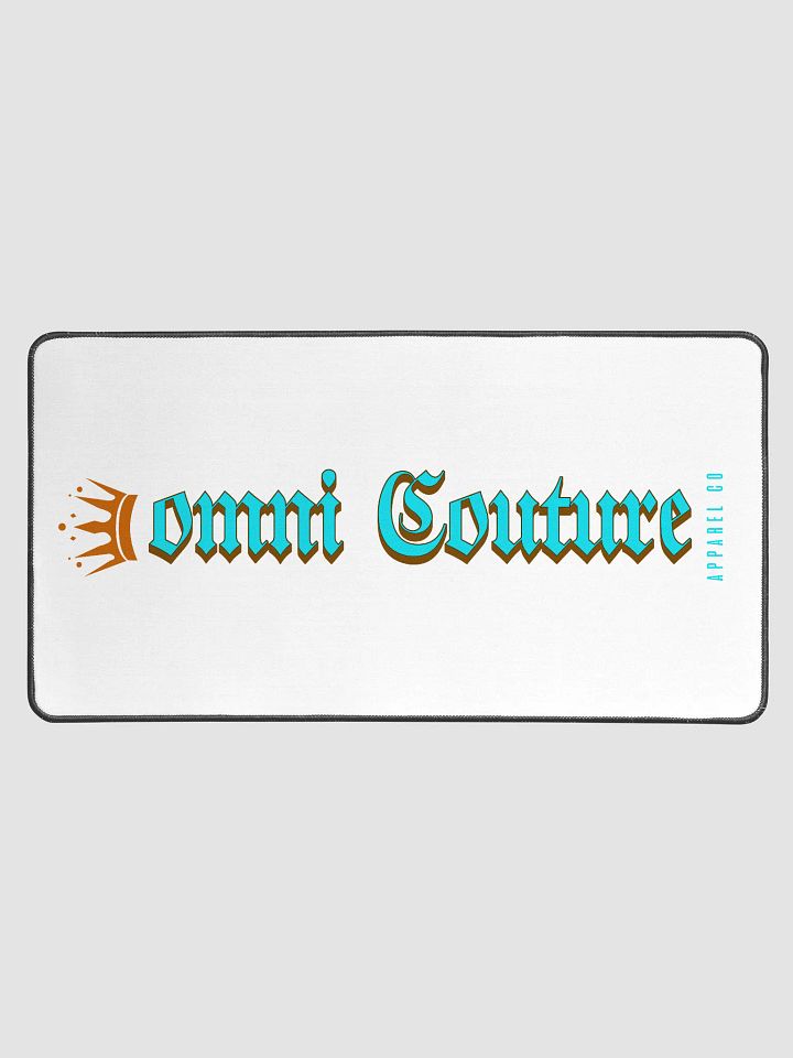 Omni Couture Turquoise Desk Mat product image (1)