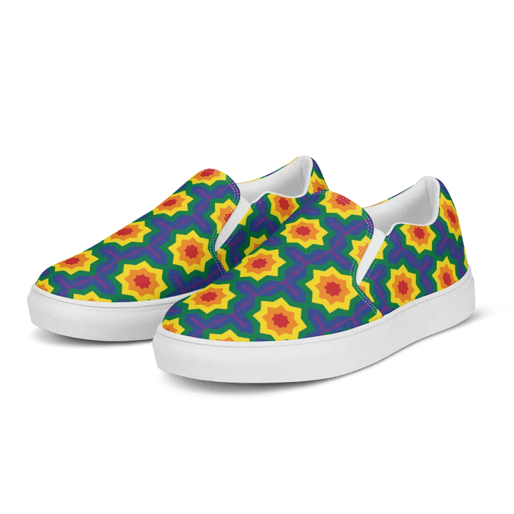 Mens Slip On Canvas - Rainbow (c) product image (2)