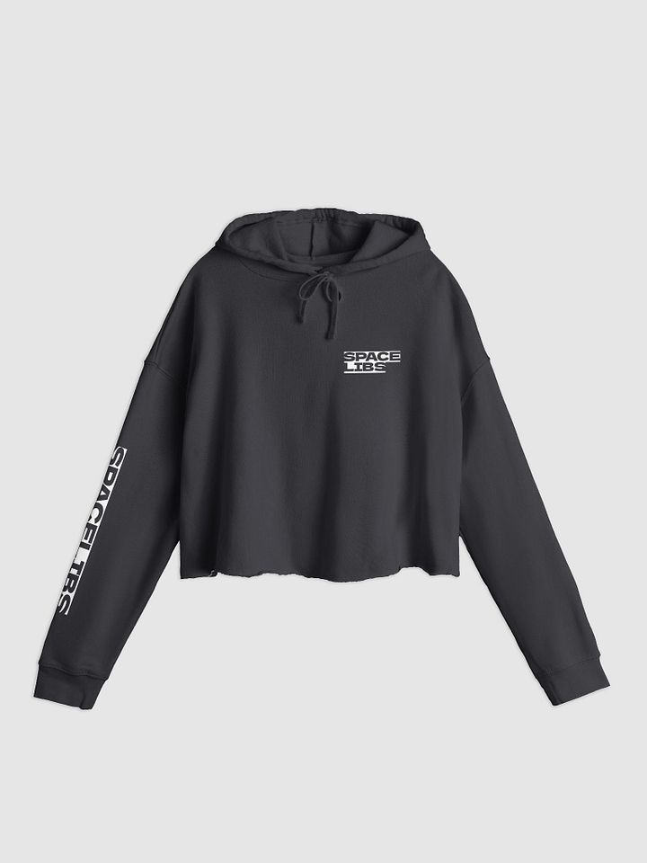 Cropped SpaceLibs Hoodie (Light Logo) product image (2)
