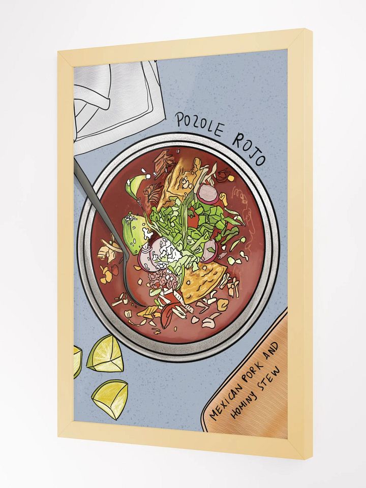 Pozole Rojo Framed Poster product image (2)