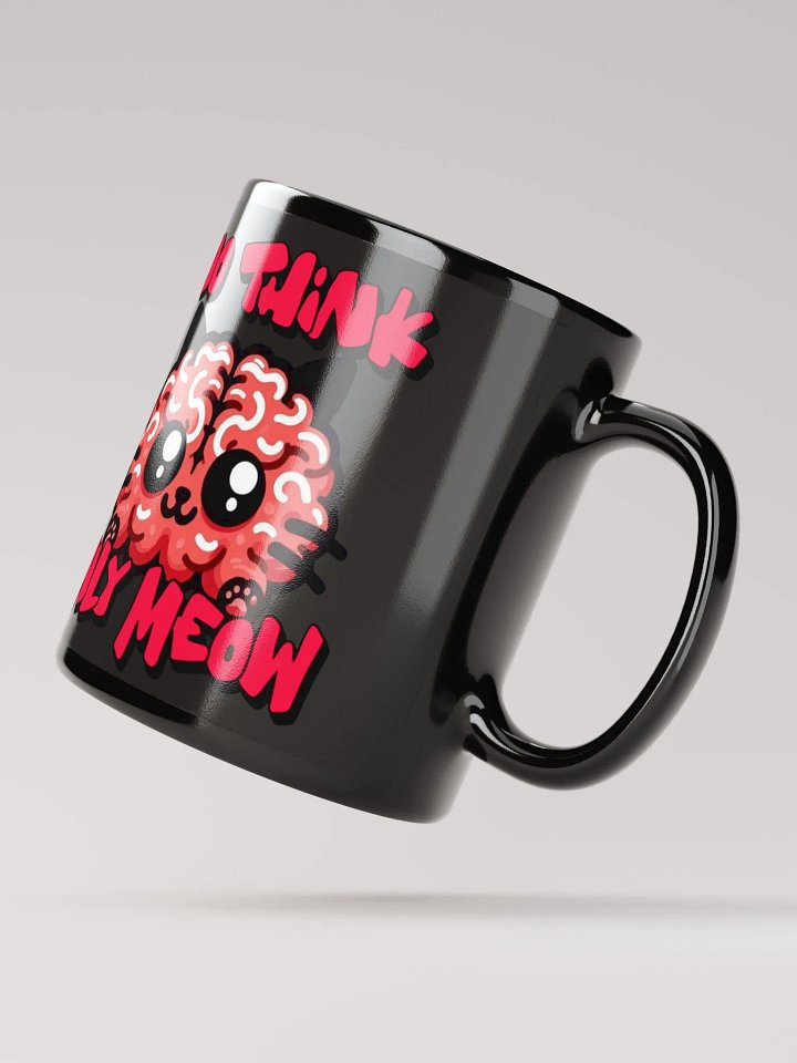 No think only meow mug product image (2)