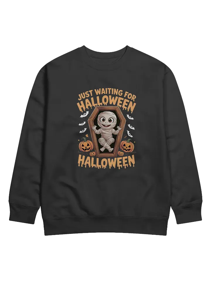Mummified Halloween Sweatshirt, Spooky Vibes Gift, Cozy Horror Sweater product image (1)
