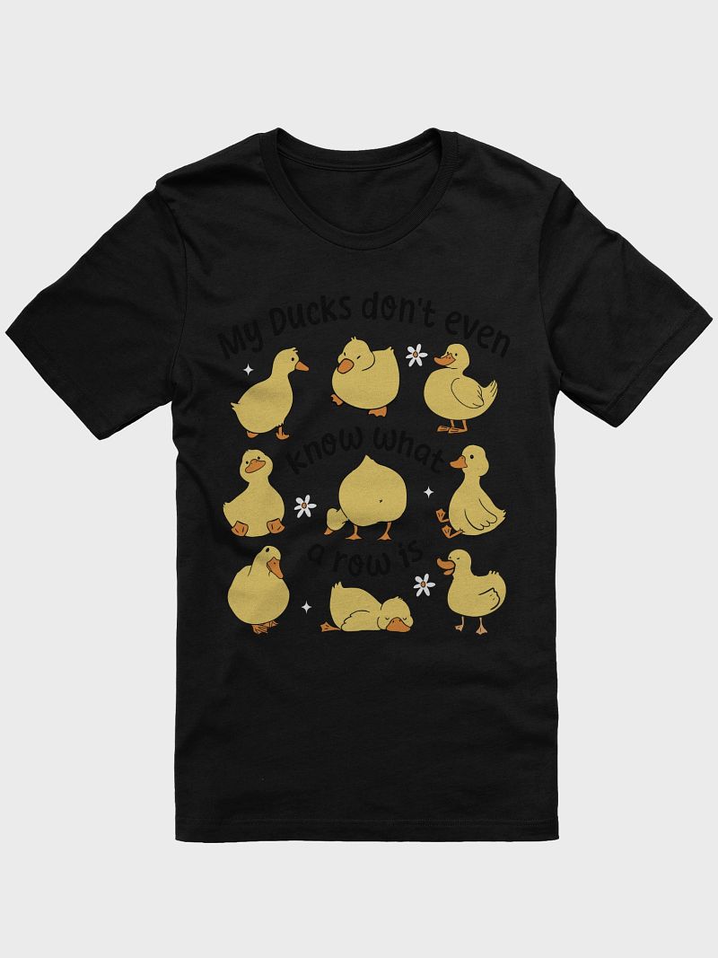 Playful Yellow Ducklings T-Shirt | Cute Cartoon Duck T-Shirt for Animal Lovers