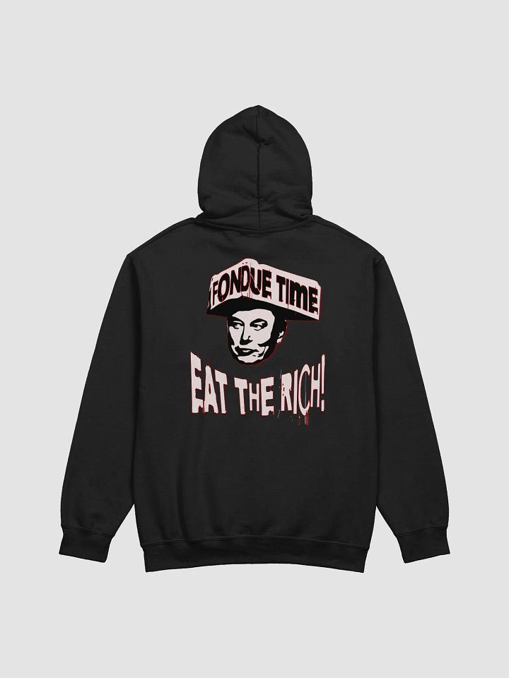 Eat the Rich - Fondue Time Hoodie Black product image (1)