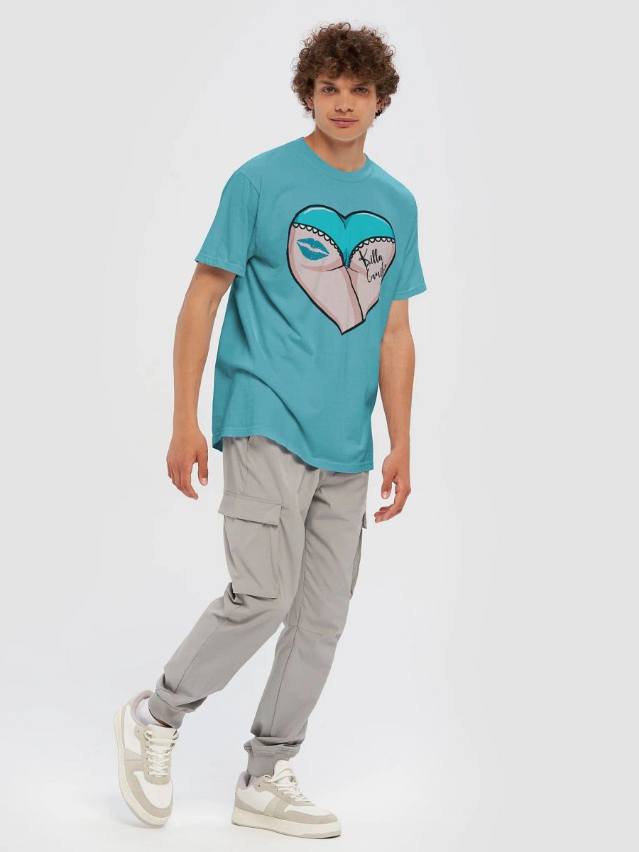 TEAL HEART BUTT TEE product image (7)