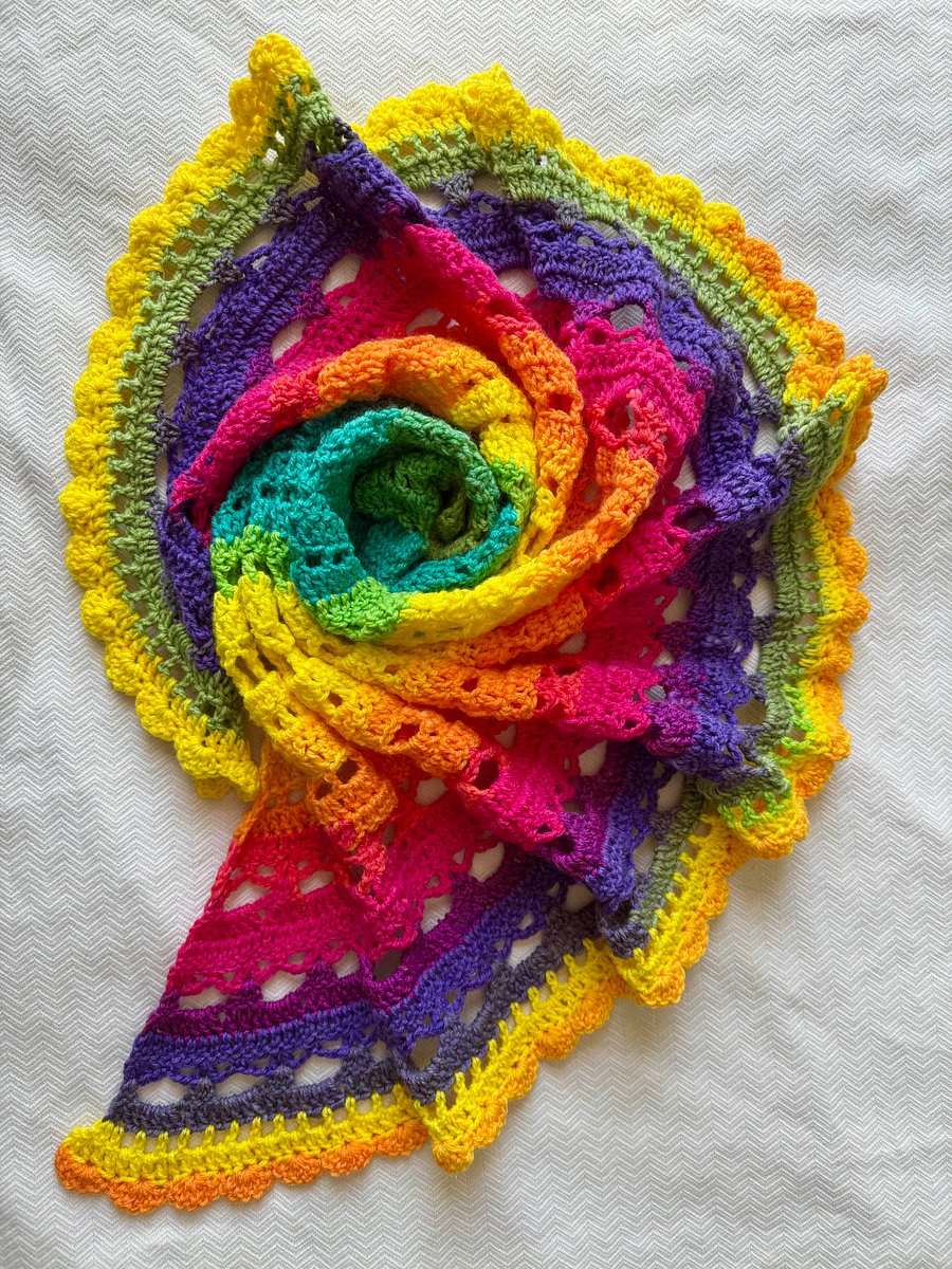 Crochet Rainbow Shawl product image (3)
