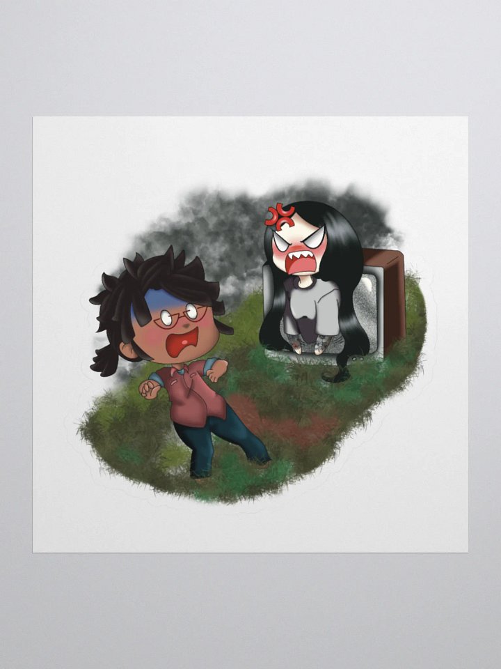 Scared Claudy Sticker product image (2)