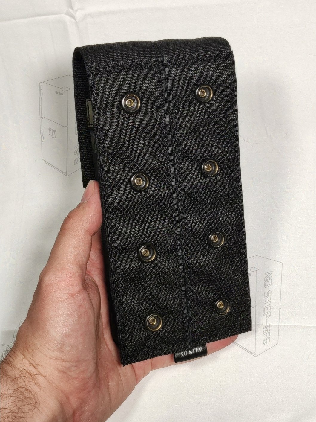 *Made to order* Double MP5 Pouch, Black product image (5)