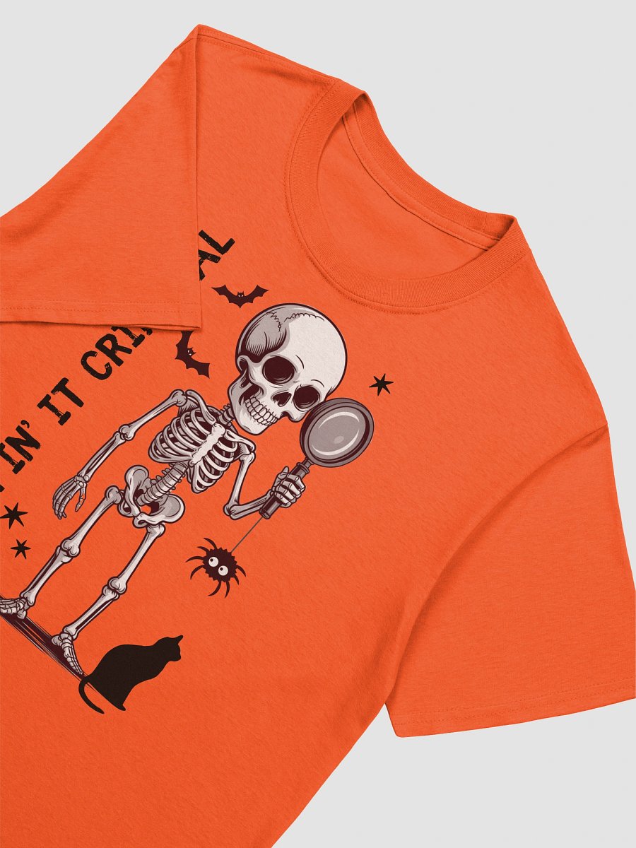 Creepin’ It Criminal Halloween T-Shirt for True Crime Lovers - Light product image (7)