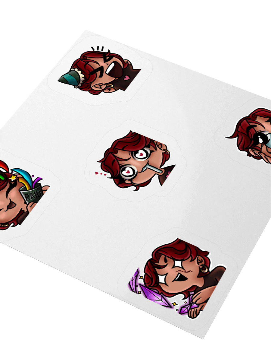 Emote stickers! product image (11)