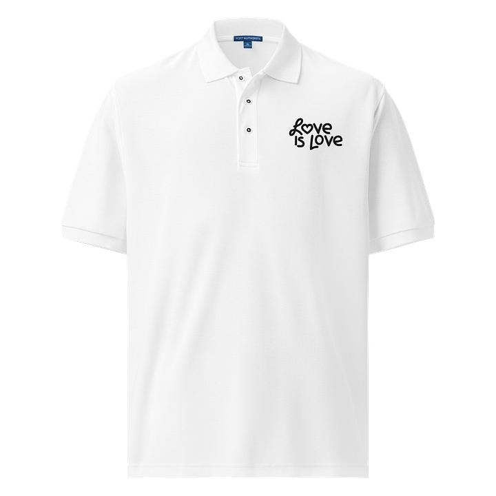 Love Is Love Pride Message Polo Shirt product image (1)