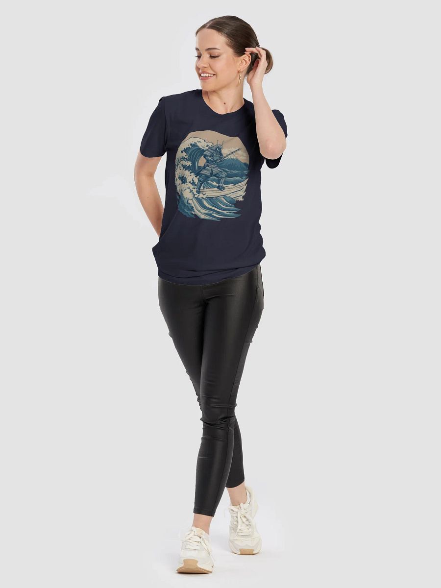 samurai surfer wave t-shirt product image (109)