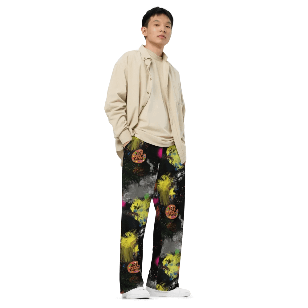 SplatterWear 'Color Splash' Wide Unisex Pants product image (5)