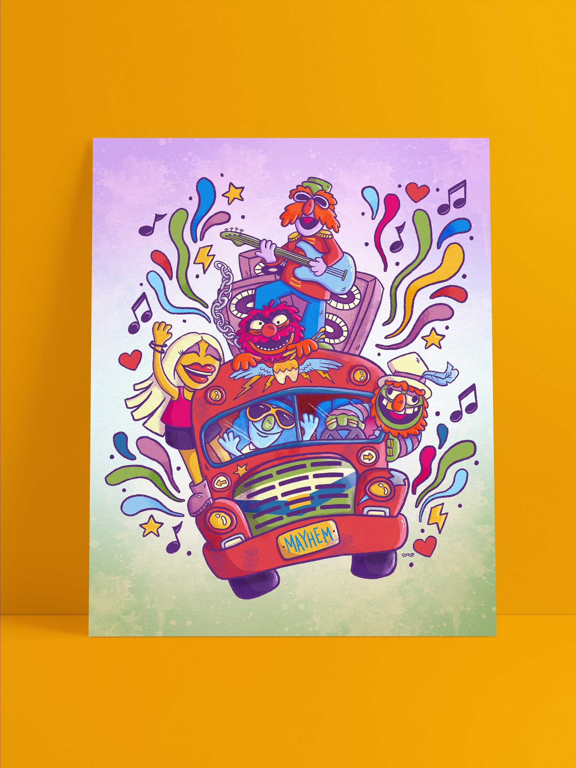 Dr. Teeth and the Electric Mayhem Road Trip Print product image (1)