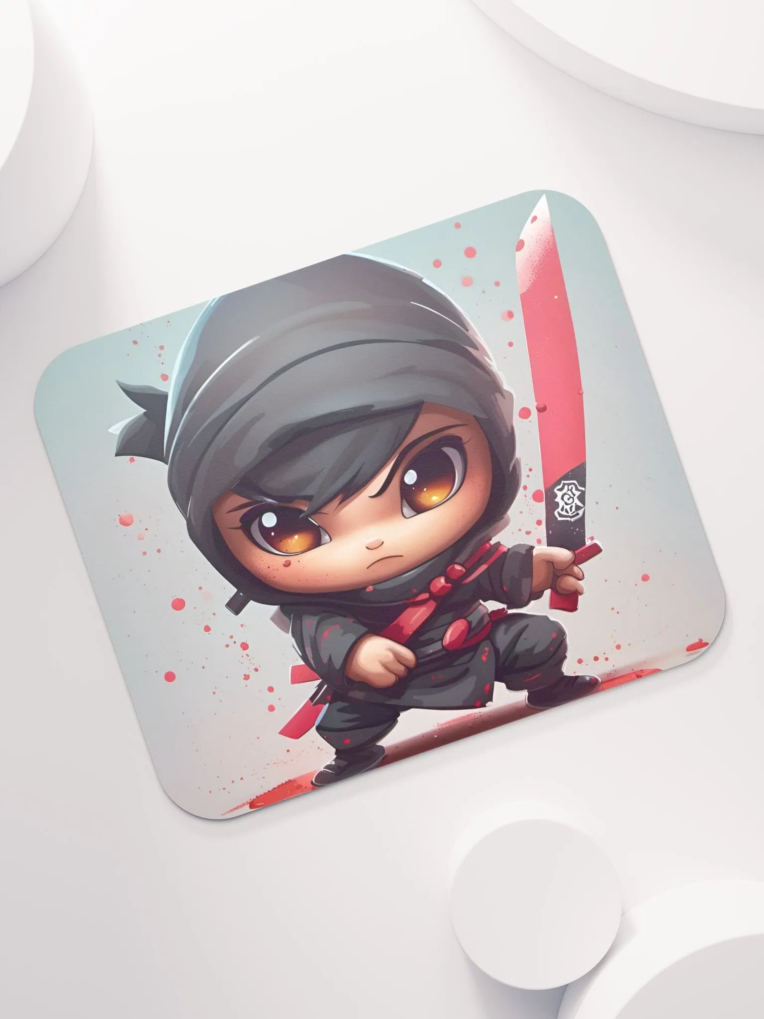 Cute Ninja Mouse Pad product image (7)