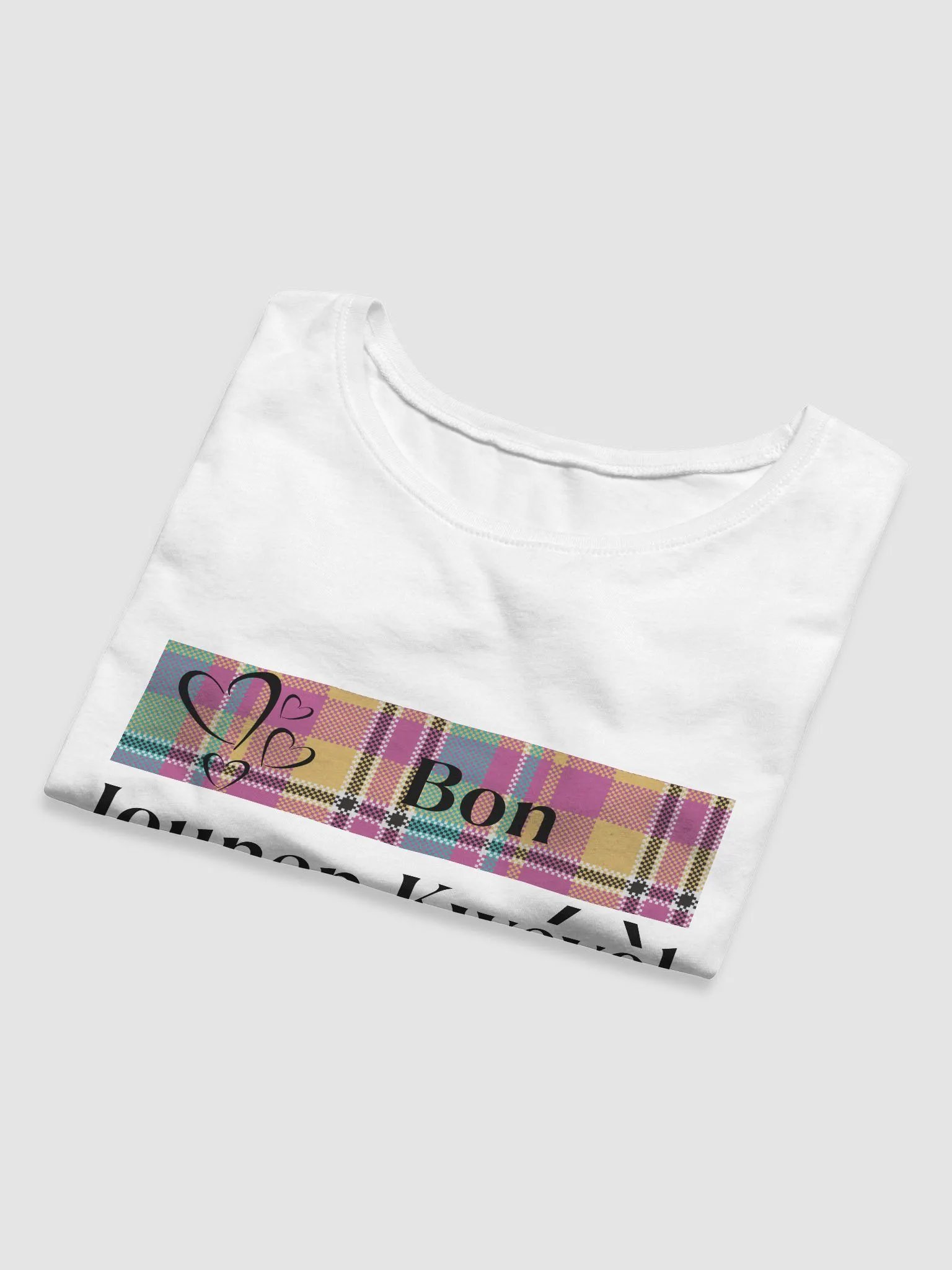 Kwéyòl Hearts Crop Tee product image (20)