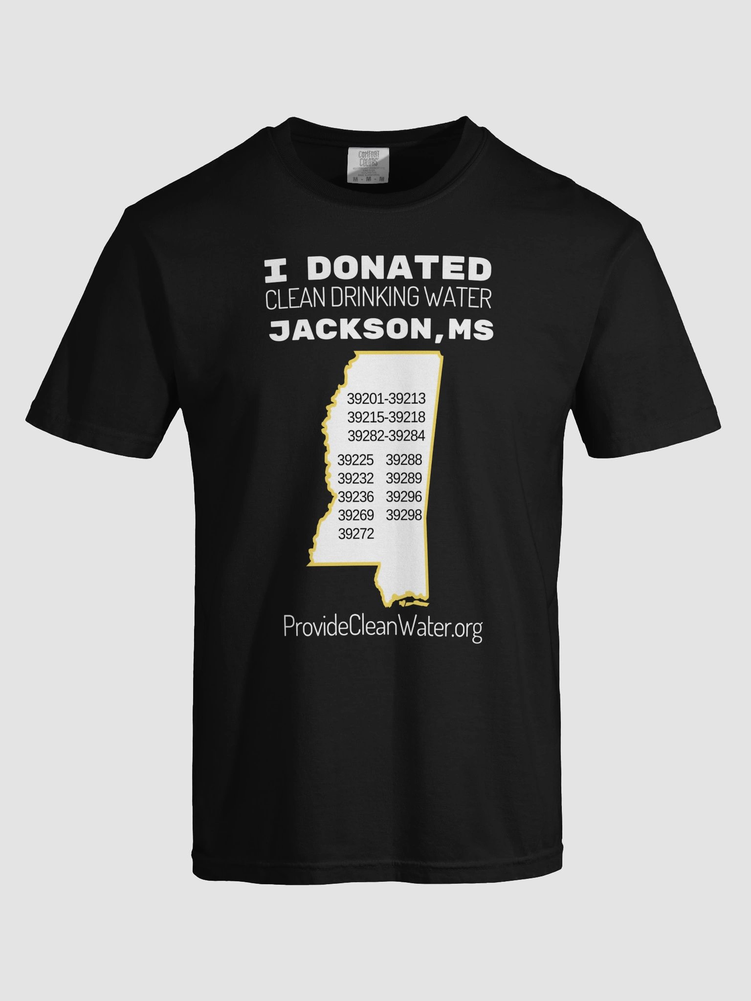I Donated Jackson, MS Color T-Shirt product image (7)