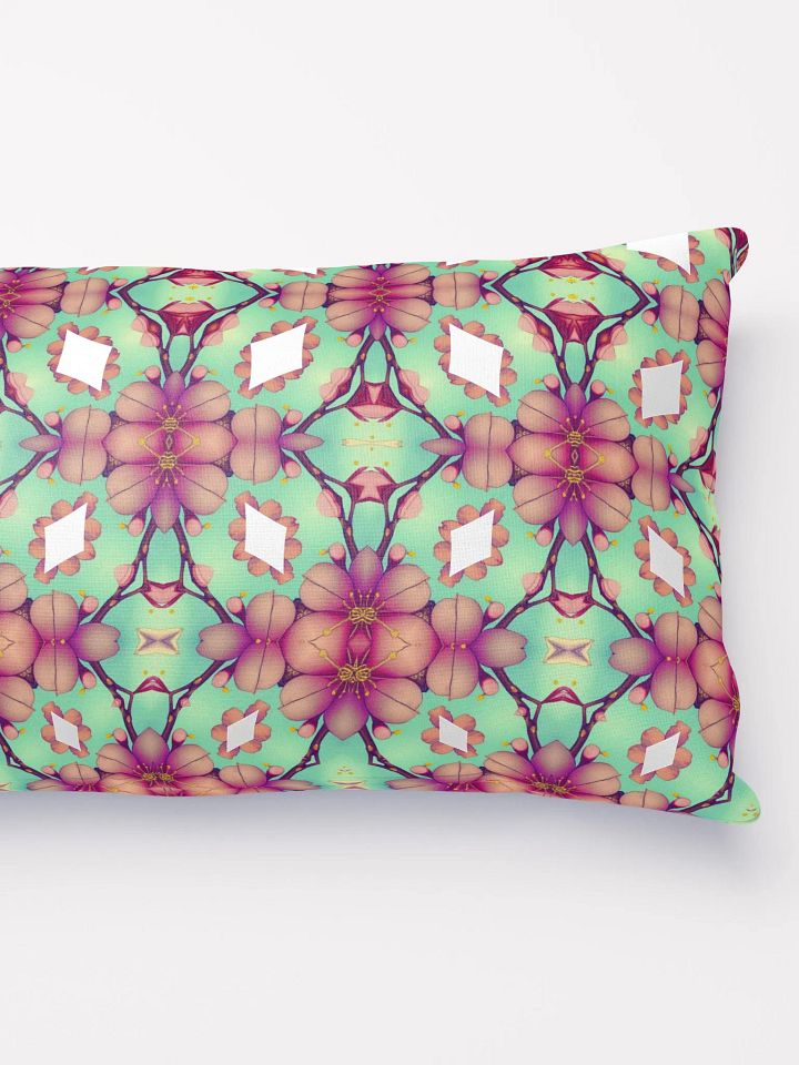 Elegant Diamond & Floral Pillow product image (2)