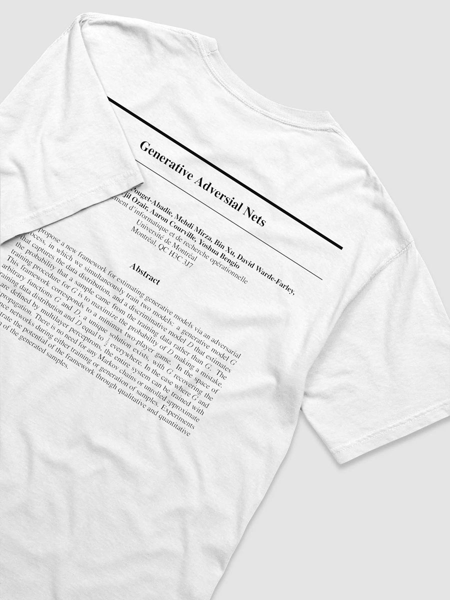 Generative Adversial Nets T-Shirt product image (1)