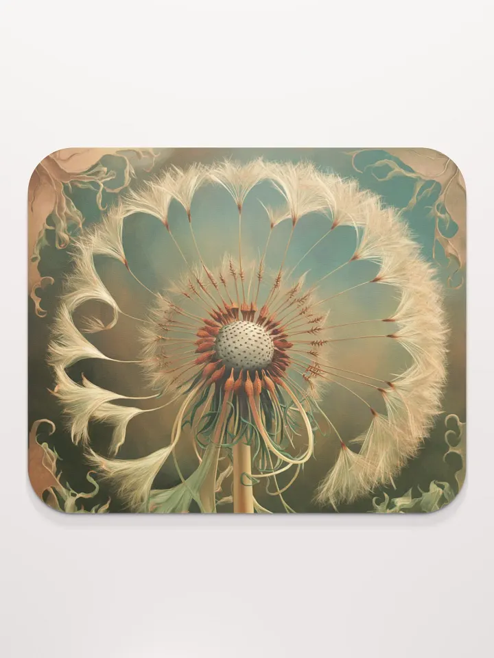Art Nouveau Dandelion Mouse Pad product image (2)