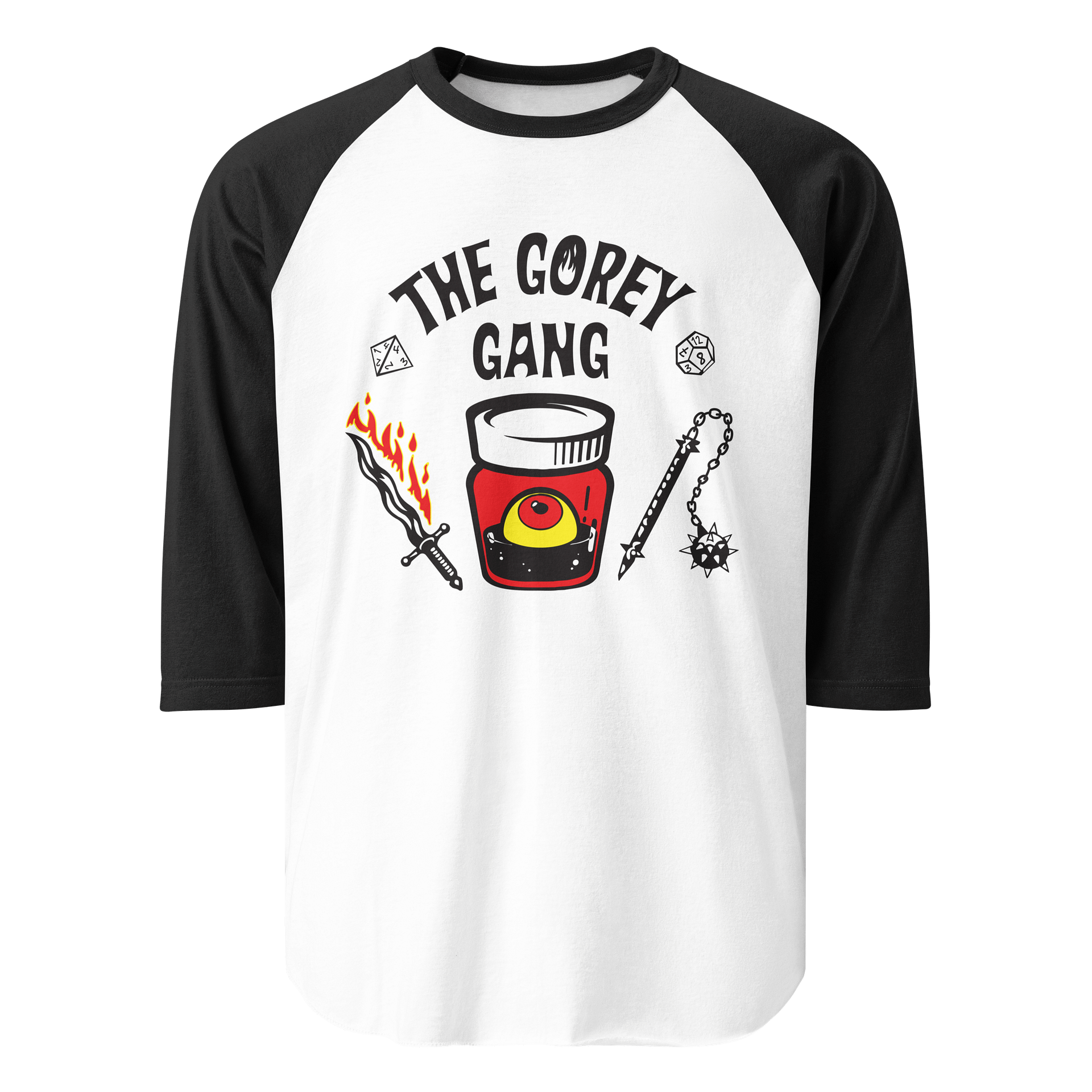 DnD Gang - Tultex Fine Jersey Raglan Teen product image (2)