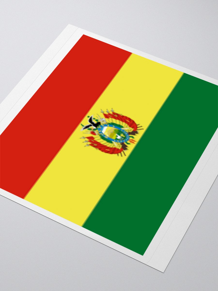 Exclusive Bolivia Flag Kiss-Cut Stickers - High-Quality Vinyl, Multiple Sizes product image (9)