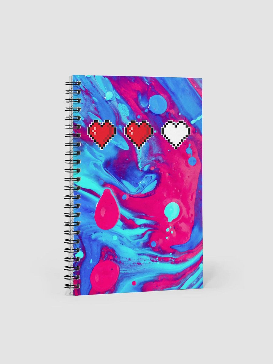 Splatter Hearts Notebook product image (1)
