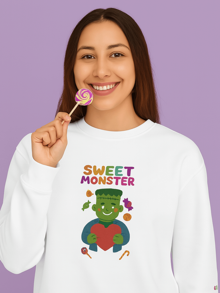 "Sweet Monster" Sweater – Cute Halloween Sweatshirt product image (1)